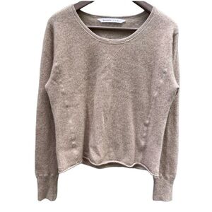 Athleta Cashmere Sweater Women’s Size XL Neutral Lightweight Minimalist Softcore